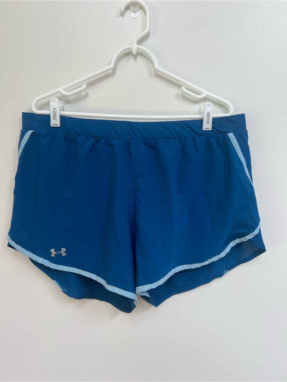Under Armour HeatGear Running Shorts XXL Blue Athletic Gym Shorts